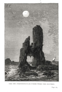 Illustration de "Les Travailleurs de la Mer", de Victor Hugo