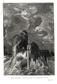 Illustration de "Les Travailleurs de la Mer", de Victor Hugo