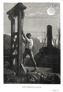 Illustration of "Toilers of the Sea", by Victor Hugo