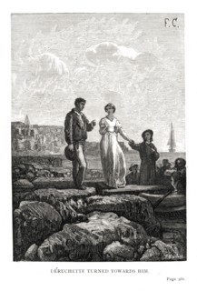Illustration of "Toilers of the Sea", by Victor Hugo