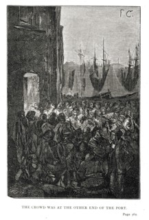 Illustration de "Les Travailleurs de la Mer", de Victor Hugo