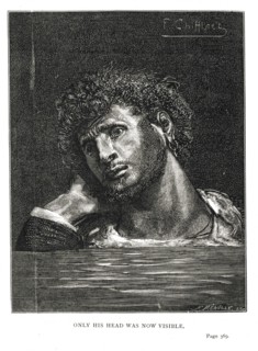 Illustration of "Toilers of the Sea", by Victor Hugo