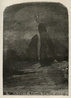 Illustration de "Les Travailleurs de la Mer", de Victor Hugo