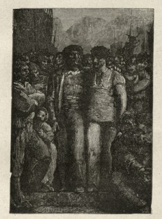 Illustration de "Les Travailleurs de la Mer", de Victor Hugo