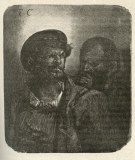 Illustration de "Les Travailleurs de la Mer", de Victor Hugo