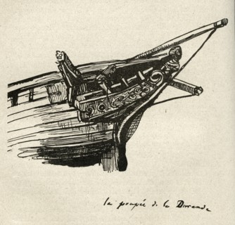 Illustration de "Les Travailleurs de la Mer", de Victor Hugo