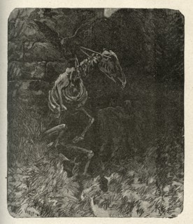 Illustration de "Les Travailleurs de la Mer", de Victor Hugo