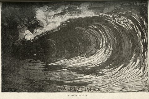 Illustration of "Toilers of the Sea", by Victor Hugo
