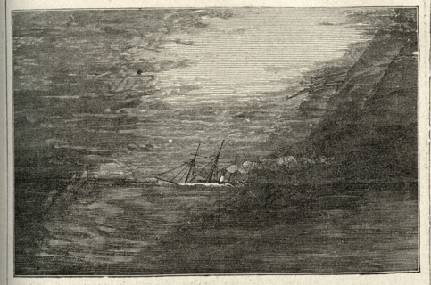 Illustration de "Les Travailleurs de la Mer", de Victor Hugo