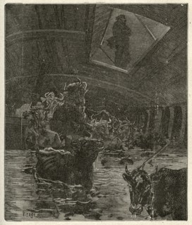 Illustration de "Les Travailleurs de la Mer", de Victor Hugo