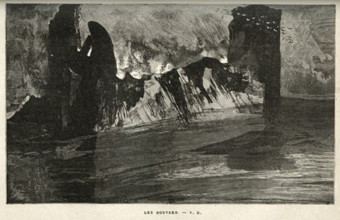 Illustration de "Les Travailleurs de la Mer", de Victor Hugo