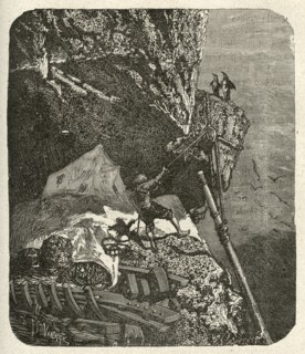 Illustration de "Les Travailleurs de la Mer", de Victor Hugo