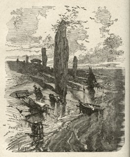 Illustration de "Les Travailleurs de la Mer", de Victor Hugo
