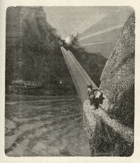 Illustration of "Toilers of the Sea", by Victor Hugo