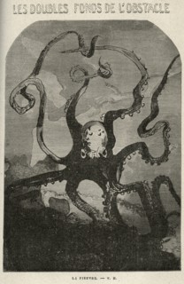 Illustration de "Les Travailleurs de la Mer", de Victor Hugo