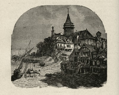 Illustration of "Toilers of the Sea", by Victor Hugo