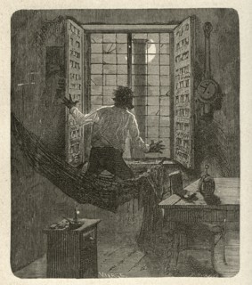 Illustration of "Toilers of the Sea", by Victor Hugo