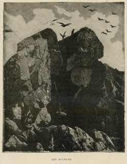 Illustration de "L'archipel de la Manche", de Victor Hugo