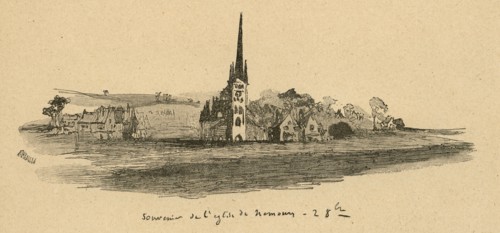 Illustration de "En voyage. France et Belgique", de Victor Hugo
