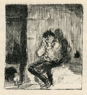 Illustration from 'Le Dernier Jour d'un condamné', by Victor Hugo