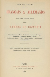 Book 'Français et Allemands, histoire anecdotique de la guerre de 1870-1871'