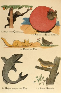 "Le Premier livre de l'enfance, A. E. I. O. U", par Benjamin Rabier