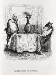 Le Renard et la Cigogne