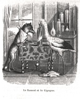 Le Renard et la Cigogne
