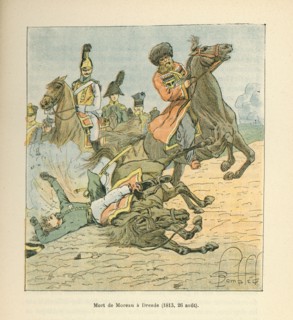 Mort du général Moreau à Dresde, 1813
