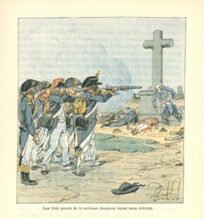 Exécution de nobles pendant la Révolution française