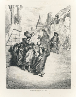 Fable "Le Meunier, son fils et l'âne"