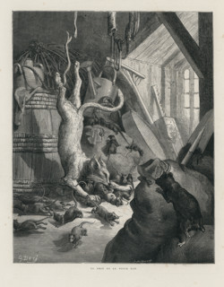 Fable "Le Chat et le vieux rat"
