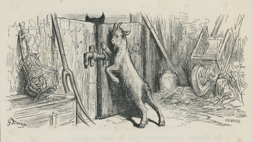Fable "Le Loup la chèvre et le chevreau"