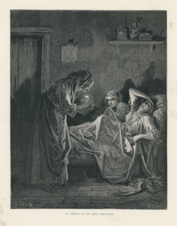 Fable "La Vieille et les deux servantes"