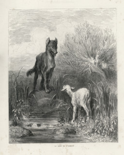 Fable "Le Loup et l'Agneau"