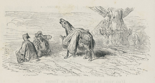 Fable "L'Âne et ses maîtres"