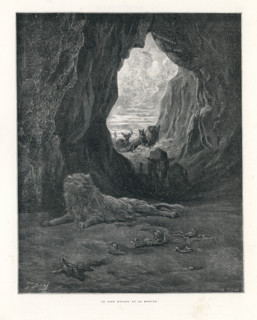 Fable "Le Lion malade et le renard"