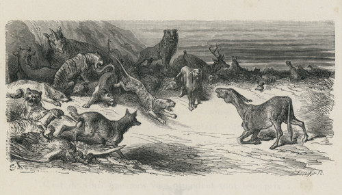 Fable "Les Animaux malades de la peste"