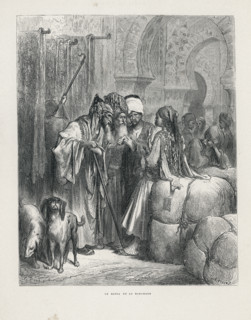 Fable "La Bassa et le marchand"