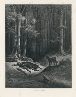 Fable "Le Loup et le chasseur"