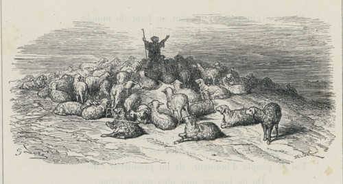 Fable "Le Berger et son troupeau"