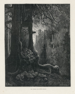 Fable "La Souris et le Chat-huant"
