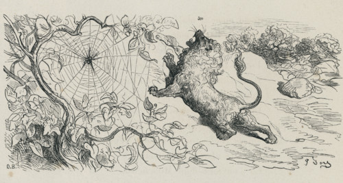 Fable "Le Lion et le Moucheron"