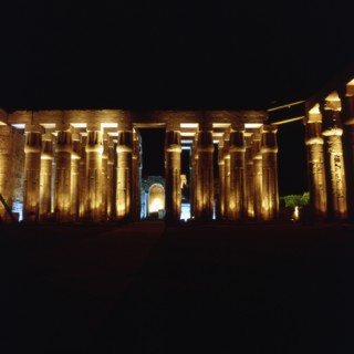 Luxor, Festival court of Amenophis III, south side