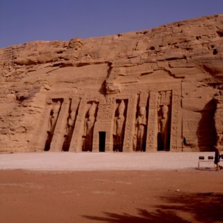 Abu Simbel, small temple. Façade