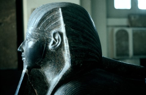 Tête de pharaon en sphinx