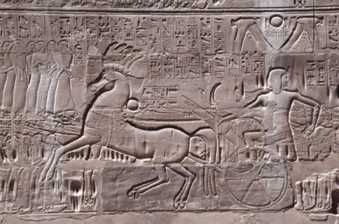 Karnak, outer wall of the hypostyle hall, Battle of Kadesh