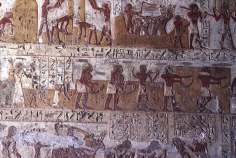 El Kab, Tomb of Paheri, Farming scenes