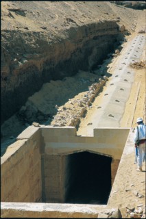 Abydos, Entrée de l'Osireion (Tombe d'Osiris)