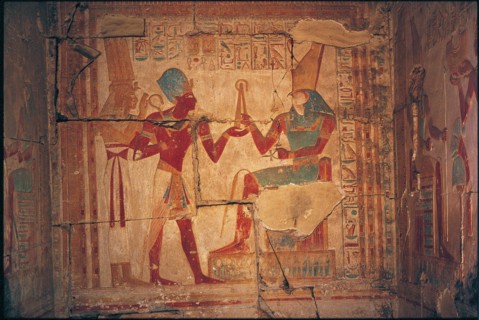 Abydos, Le Pharaon se présente devant Horus